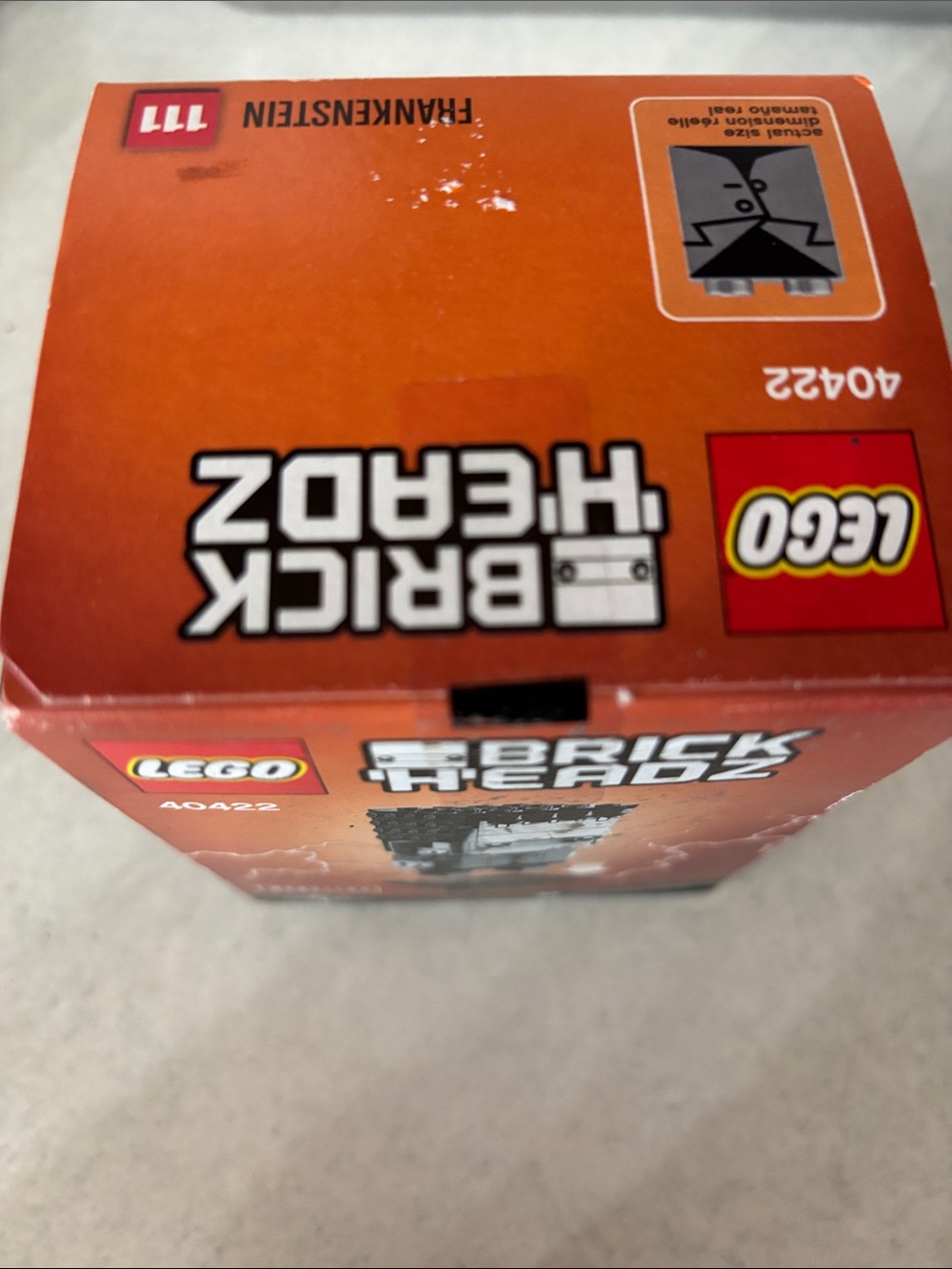 Lego BrickHeadz Frankenstein in Gray and Black - Picture 4 of 4